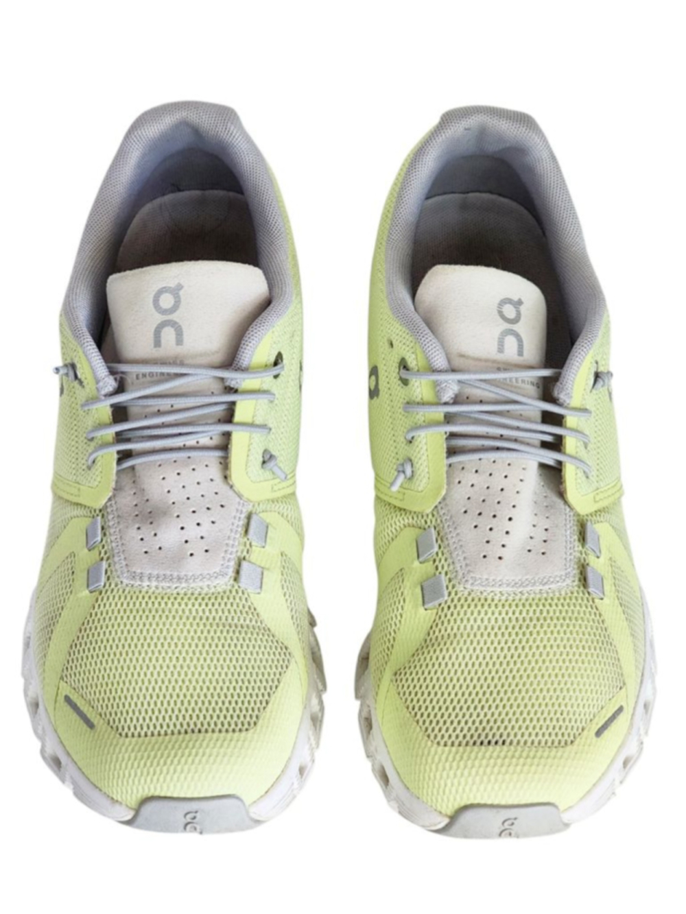 On Cloud 5 Women's Light Green Gray Athletic Running Shoes Sneakers 8 - Picture 4 of 9
